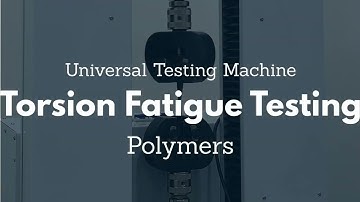 Torsion Fatigue Testing with a Universal Testing Machine - Biopdi