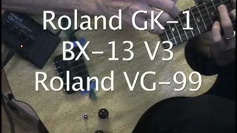 Roland GK-1 Demonstration Video with GR-300, GM-70 and VG-99