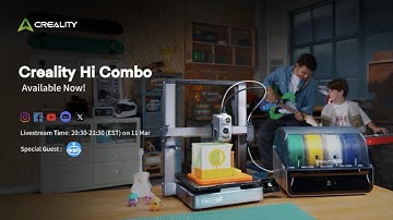 🔥Creality Hi Combo Available Now! Color Your Fun!🎨