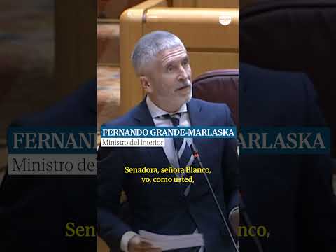 Marlaska, a la senadora María del Mar Blanco: 