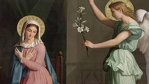 La Anunciación  del Ángel Gabriel a la Virgen María