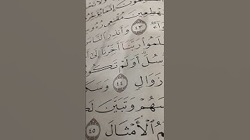 دينى سورة إبراهيم الجزء الرابع الآيات من ٤٢:٥٢ ايات للمسلمين ح٣٤ م٣٤/٨/s