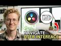 How to Navigate DaVinci Resolve User Interface - Beginners Guide 2026