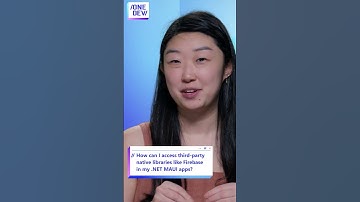 How can I access third-party native libraries like Firebase in my .NET MAUI apps?