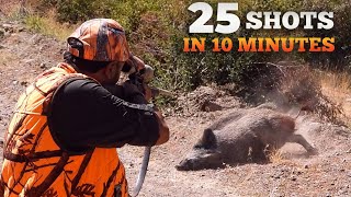 25 Shots in 10 Minutes - Ultimate Wild Boar Hunting Compilation #hunting #hog screenshot 4