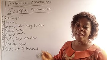 CHECK OUT THE ACCOUNTING SOURCE DOCUMENTS