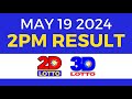 2pm Lotto Result Today May 19 2024 | Swertres Ez2