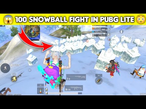 😱 1000 Snowball Biggest Fight in Pubg Mobile Lite #shorts #pubg