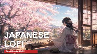 Sakura Koto Lofi 🌸🍵 Japanese Spring Garden Beats to Relax, Study & Sleep | 2.5 Hours