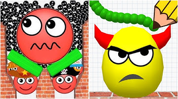 Hide Ball: Brain Teaser Games vs Draw To Smash: Logic Puzzle -  Gameplay Walkthrough Part 7