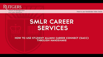SMLR Career Services: How to use Handshake