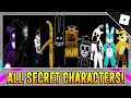 How to unlock ALL OF THE SECRET CHARACTERS & BADGES in FREDBEAR'S MEGA ROLEPLAY | Roblox