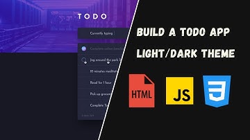 Frontend Mentor Todo App with Theme Switcher