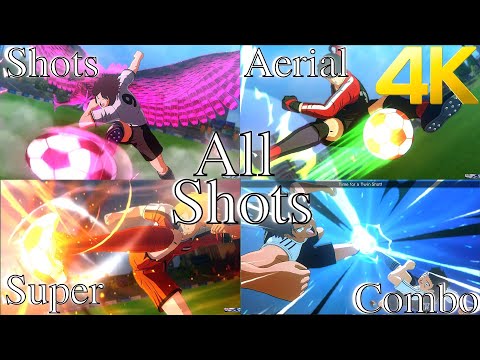 Captain Tsubasa: RONC (PS5) - All Shots + Super Shots + Combo + Aerial | Rise of New Champions