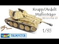 Krupp/Ardelt Waffenträger mit 88mm Pak 43 - 1/35 - Trumpeter - completely built - komplett gebaut