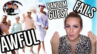 WHO WORE WHAT AT MEGHAN MARKLE & PRINCE HARRY'S WEDDING #princeharry #meghanmarkle #nsaleonyoutube