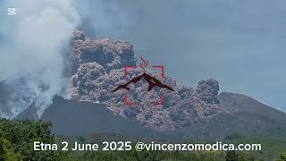 Massive Pyroclastic Flow on Mount Etna – June 2, 2025 Eruption Caught on Camera