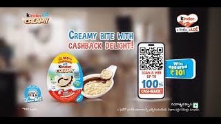 Kinder Creamy I Cashback Delight 15Spromotelugu