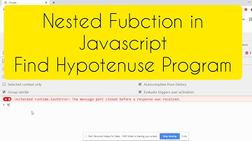Nested Functions in JavaScript | HD | Learn JS Global | Subscribe Now