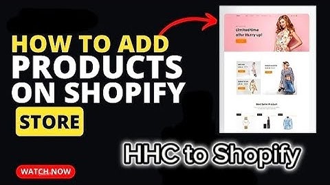 How to Add products HHC to Shopify store very easy.