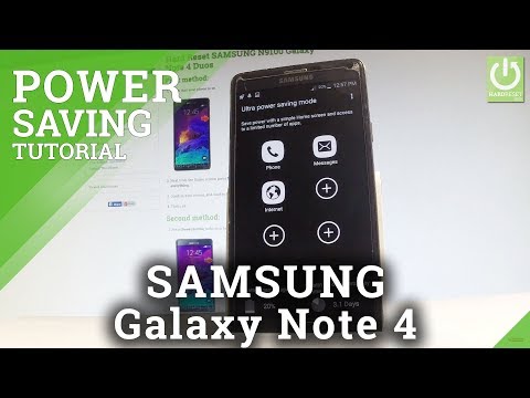 How to Improve Battery Life on SAMSUNG Galaxy Note 4