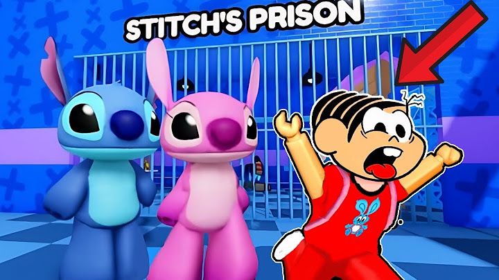 ESCAPE da PRISÃO DA FAMÍLIA STITCH MALVADÃO no Roblox!