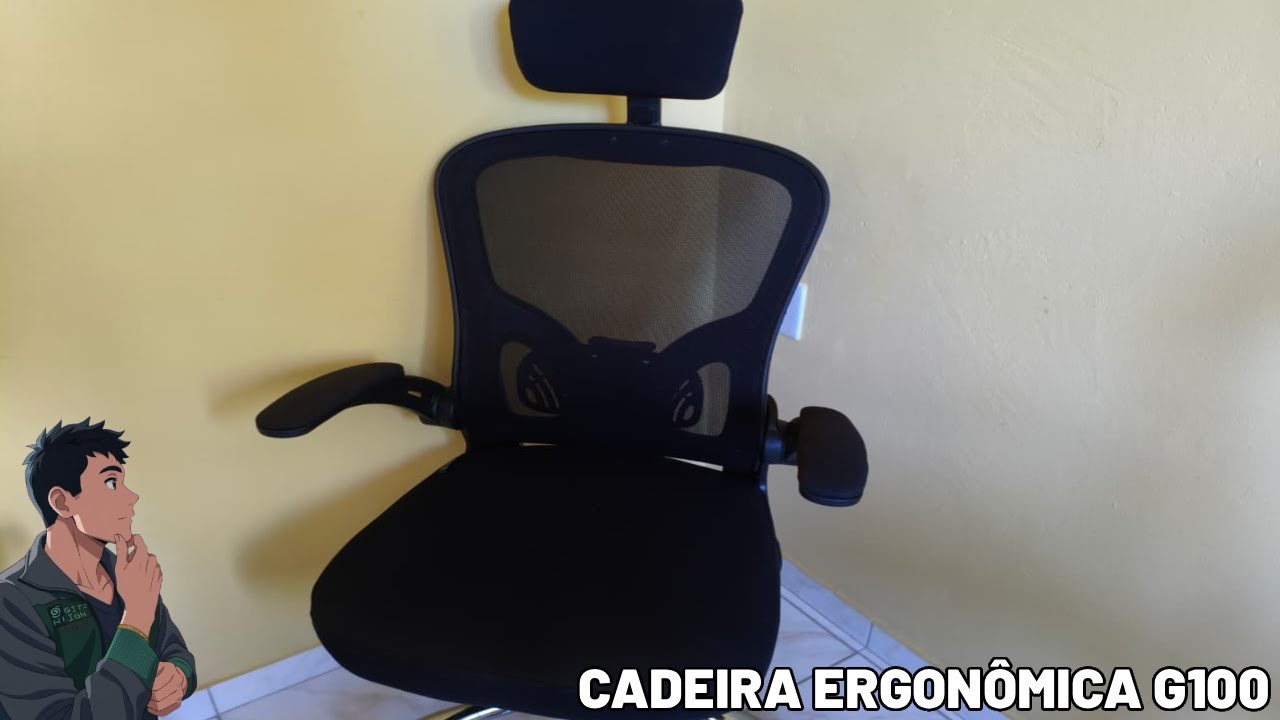 Cadeira ergonômica G100 (primeiro review do canal)