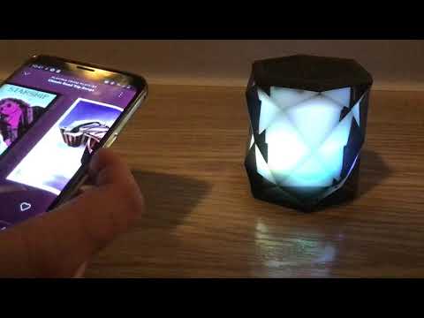 iHome iBT68 Color Changing Rechargeable Wireless Speaker