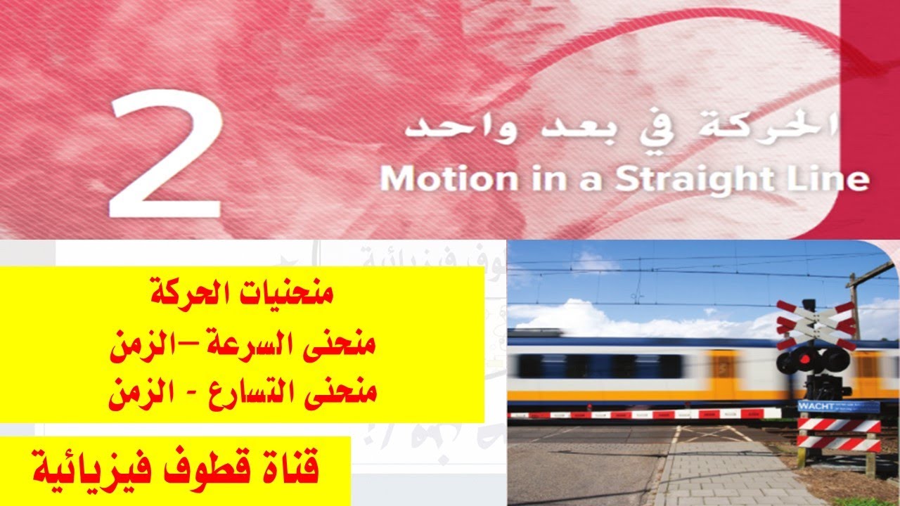 منحنيات الحركة  - منحنى السرعة الزمن  - منحنى التسارع الزمن