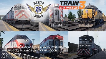 All Introductions - Peninsula Corridor - Train Sim World 3