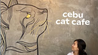 finally visiting the cat cafe + some restaurants 😺 cebu city food vlog