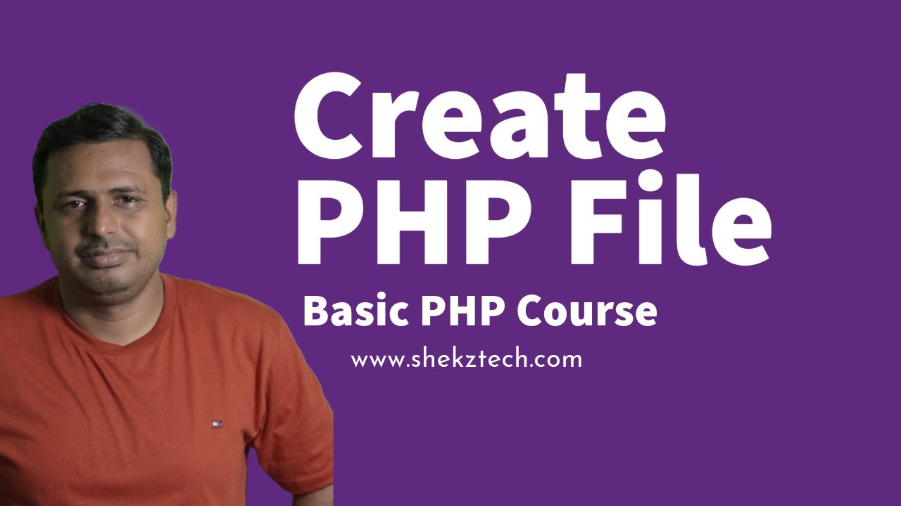 How to create the file | PHP File Creation | Run PHP file | A ...