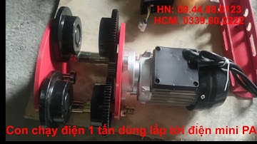 Con chạy điện Kento 1 tấn. Rùa Tời điện 500kg - Rùa tời điện 1 Tấn