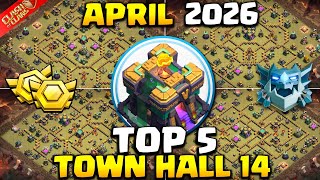 TOP 5! NEW BEST TH14 Base + Copy Link 2026 | Town Hall 14 (TH14) WAR Base Layout | Clash of Clans 