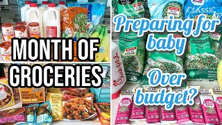 MONTHLY FOOD SHOPPING | Grocery Budget Haul for a Family of 3