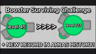 arras io level 123 booster challenge + blindness theme challenge record