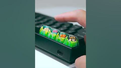 Do you want to own pokemon keycap set? #keycaps #asmr #keyboard #pokemon #shorts