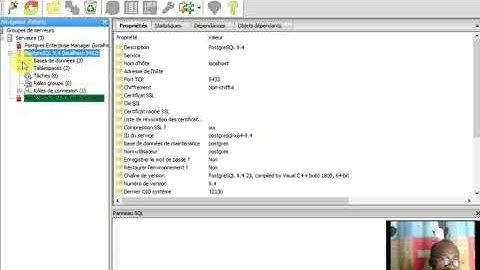 POSTGRESQL - Démarrage d