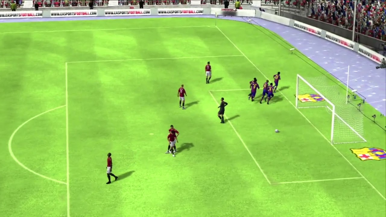 Гол За Лионеля Месси В FIFA 10 Часть 9 