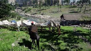 Crimson Desert - GPUbased Cloth and Hair Simulation Tech Video