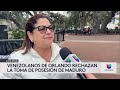 Venezolanos en Orlando reaccionan a la toma de posesión de Maduro: "Seguimos en la lucha"