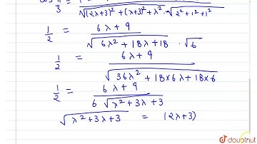 "Find the equations of the two lines through the   origin which intersect the line `(x-3)/2=(y-3)/1=