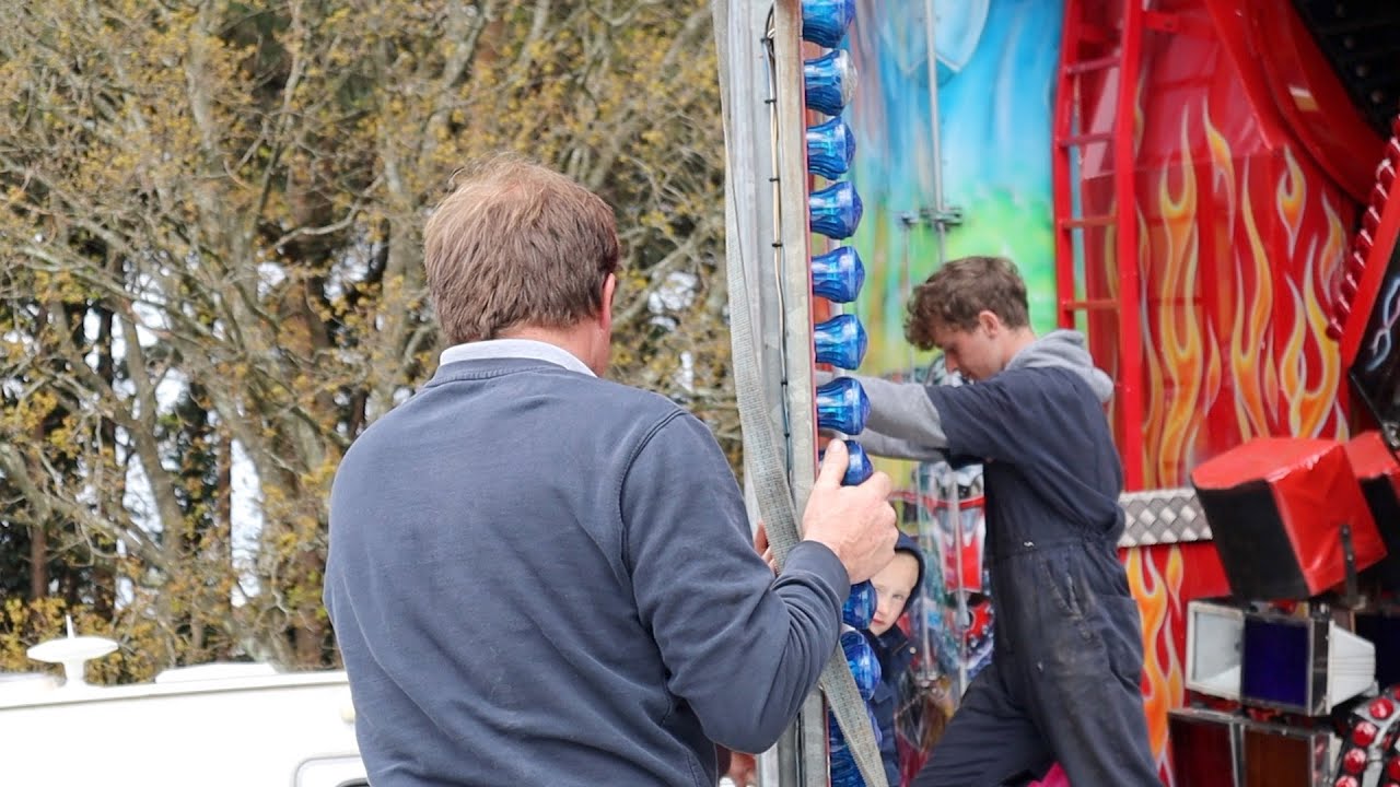 Fun Fair Ride Full Build Up Video - Leigh Danters Superstar Ride (Start to Finish) plus Testing