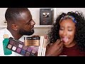 My Boyfriend Does My Makeup LMAOOO I'm...| Jackie Aina