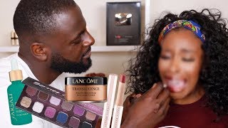 My Boyfriend Does My Makeup LMAOOO I'm...| Jackie Aina