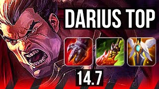 DARIUS vs AATROX (TOP) | 6k comeback, Quadra, 43k DMG, 300+ games | EUW Challenger | 14.7