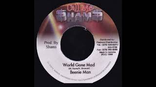 Beenie Man ‎– World Gone Mad (Vinyl Side B Instrumental) 1999