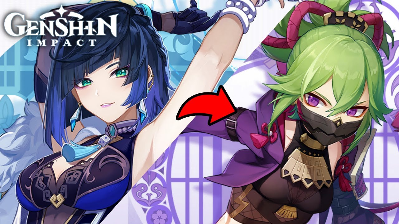 Genshin Impact revela as novas personagens Yelan e Kuki Shinobu