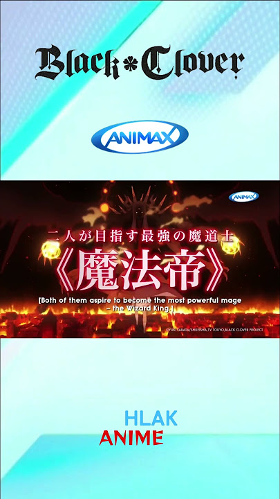 Animax Asia | Black Clover Season 2
