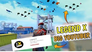 Big Youtuber Legend X In My Match Legend X Challenge Me I Kill Legendx